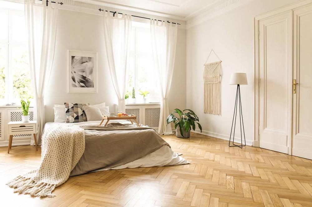 Pose de parquet collé